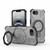 iPhone 17e / 16e J-20 Solid Color MagSafe Magnetic TPU+PC Phone Case - Grey