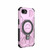 iPhone 17e / 16e J-20 Solid Color MagSafe Magnetic TPU+PC Phone Case - Pink