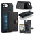 iPhone 17e / 16e JEEHOOD J01 Retro Magnetic Detachable Wallet Phone Case - Black