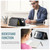 iPhone 17e / 16e JEEHOOD J05 Business Magnetic Style RFID Leather Phone Case - Black