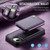 iPhone 17e / 16e JEEHOOD J05 Business Magnetic Style RFID Leather Phone Case - Purple