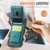 iPhone 17e / 16e JEEHOOD J06 British Style RFID MagSafe Card Bag PU Phone Case - Green
