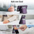 iPhone 17e / 16e JEEHOOD J06 British Style RFID MagSafe Card Bag PU Phone Case - Purple