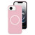 iPhone 17e / 16e Jelly Liquid Silicone MagSafe Magnetic Phone Case - Sand Pink