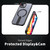 iPhone 17e / 16e kalebol Honeycomb Cooling MagSafe Holder Phone Case - Black