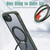 iPhone 17e / 16e kalebol MagSafe Metal Ring Holder Phone Case - Green