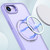 iPhone 17e / 16e kalebol MagSafe Metal Ring Holder Phone Case - Light Purple