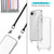 iPhone 17e / 16e Kalebol Minimalist High Transparency Multi Color Lanyard Hole Phone Case - Gold