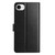 iPhone 17e / 16e Lambskin 8-card Slot Leather Phone Case - Black