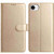 iPhone 17e / 16e Lambskin 8-card Slot Leather Phone Case - Gold