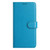 iPhone 17e / 16e Lambskin 8-card Slot Leather Phone Case - Light Blue