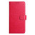 iPhone 17e / 16e Lambskin 8-card Slot Leather Phone Case - Rose Red
