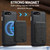 iPhone 17e / 16e LC.IMEEKE L3 Series Detachable RFID Card Bag Magsafe Phone Case - Black