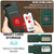 iPhone 17e / 16e LC.IMEEKE L3 Series Detachable RFID Card Bag Magsafe Phone Case - Green