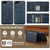iPhone 17e / 16e LC.IMEEKE L5 Series Detachable RFID Card Bag Magsafe Phone Case - Blue