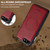 iPhone 17e / 16e LC.IMEEKE L5 Series Detachable RFID Card Bag Magsafe Phone Case - Red