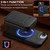 iPhone 17e / 16e LC.IMEEKE L6 Series Zipper Card Bag MagSafe Magnetic Phone Case - Black