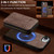 iPhone 17e / 16e LC.IMEEKE L6 Series Zipper Card Bag MagSafe Magnetic Phone Case - Coffee