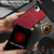 iPhone 17e / 16e LC.IMEEKE L6 Series Zipper Card Bag MagSafe Magnetic Phone Case - Red