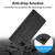 iPhone 17e / 16e LC.IMEEKE Strong Magnetism Microfiber Leather Phone Case - Black