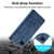 iPhone 17e / 16e LC.IMEEKE Strong Magnetism Microfiber Leather Phone Case - Blue