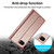 iPhone 17e / 16e LC.IMEEKE Strong Magnetism Microfiber Leather Phone Case - Rose Gold