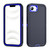 iPhone 17e / 16e Life Waterproof Rugged Phone Case - Dark Blue + Royal Blue