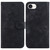 iPhone 17e / 16e Lily Embossed Leather Phone Case - Black