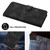 iPhone 17e / 16e Line Pattern Skin Feel Leather Phone Case - Black