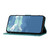 iPhone 17e / 16e Line Pattern Skin Feel Leather Phone Case - Light Blue