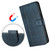 iPhone 17e / 16e Line Splicing Buckle Retro Leather Phone Case - Dark Blue