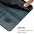 iPhone 17e / 16e Line Splicing Buckle Retro Leather Phone Case - Dark Green