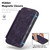 iPhone 17e / 16e Linton MagSafe Leather Phone Case - Purple