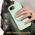 iPhone 17e / 16e Liquid Silicone MagSafe Phone Case with Rotating Holder - Green