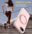 iPhone 17e / 16e Liquid Silicone MagSafe Phone Case with Rotating Holder - Pink