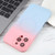 iPhone 17e / 16e Liquid TPU Silicone Gradient MagSafe Phone Case - Pink Blue