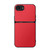 iPhone 17e / 16e Litchi Leather Magnetic Full Coverage Shockproof Phone Case - Red