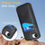 iPhone 17e / 16e Litchi Leather Skin Card Slots Phone Case - Black