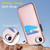 iPhone 17e / 16e Litchi Leather Skin Card Slots Phone Case - Rose Gold