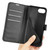 iPhone 17e / 16e Litchi Texture Horizontal Flip Leather Phone Case with Holder - Black