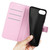iPhone 17e / 16e Litchi Texture Horizontal Flip Leather Phone Case with Holder - Pink