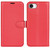 iPhone 17e / 16e Litchi Texture Horizontal Flip Leather Phone Case with Holder - Red