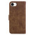 iPhone 17e / 16e Little Tiger Embossed Leather Phone Case - Brown