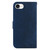 iPhone 17e / 16e Little Tiger Embossed Leather Phone Case - Dark Blue
