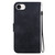 iPhone 17e / 16e Lotus Embossed Leather Phone Case - Black