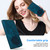 iPhone 17e / 16e Lotus Embossed Leather Phone Case - Dark Blue