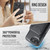 iPhone 17e / 16e MAGKING K1 MagSafe Detachable Wallet RFID Back Cover Phone Case - Black