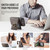 iPhone 17e / 16e MAGKING K1 MagSafe Detachable Wallet RFID Back Cover Phone Case - Coffee