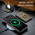 iPhone 17e / 16e MAGKING K1 MagSafe Detachable Wallet RFID Back Cover Phone Case - Coffee