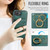 iPhone 17e / 16e MAGKING K1 MagSafe Detachable Wallet RFID Back Cover Phone Case - Green